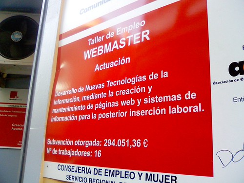 Taller de empleo de "Webmaster"