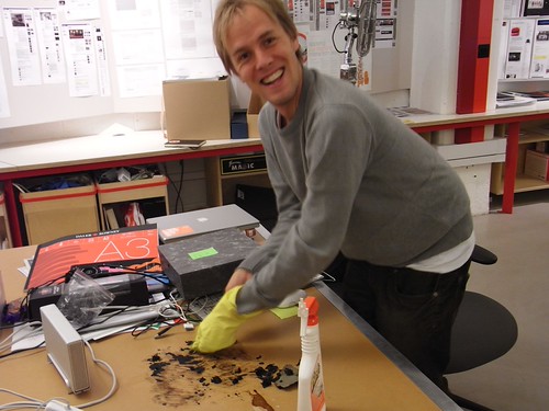 Me Cleaning The Aftermath