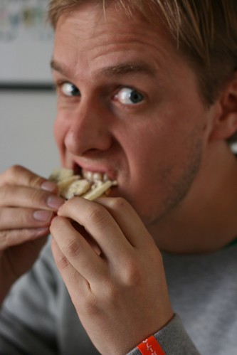 Me Eating Cheese