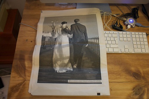 My Spanky Wedding Photographs Newspaper - thanks Newspaperclub.co.uk