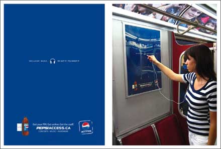 pepsi access mp3 posters