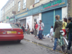 Busking on Brick Lane