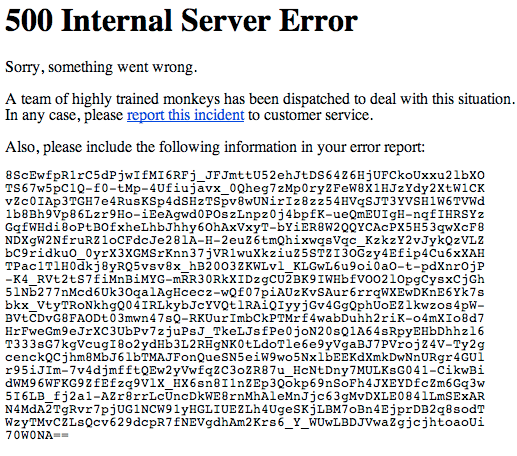 Youtube error