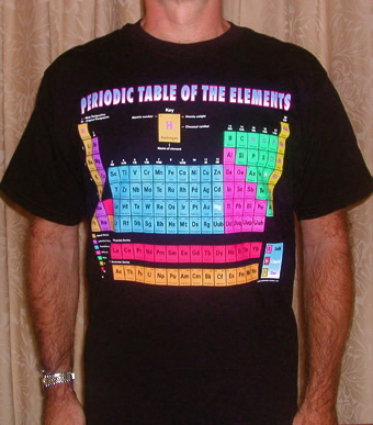 periodic table tshirt