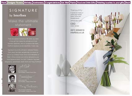 Interflora eBrochure