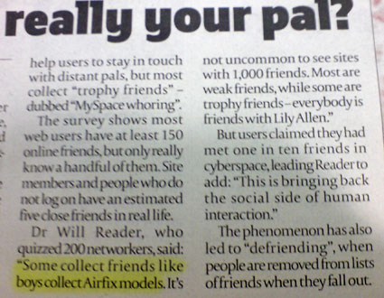 london paper article