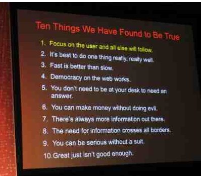 10 things google learned